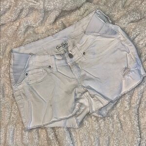Maternity White Denim Women Shorts